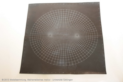 Four curve grids on glass