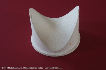 Hyperbolic paraboloid with linear geneatrix