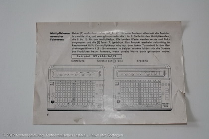 Calculating machine Mercedes-Euklid