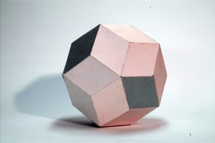 Rhombusthirtyflat with the symmetries of the icosahedron group