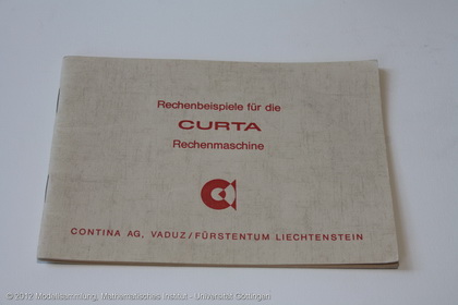 Calculating machine Curta I