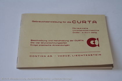 Calculating machine Curta I