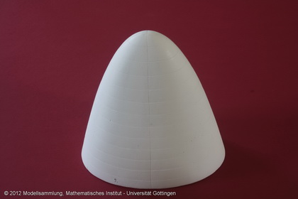 Elliptical paraboloid with planar cuts