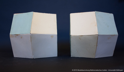 Two rhombic dodecahedrons